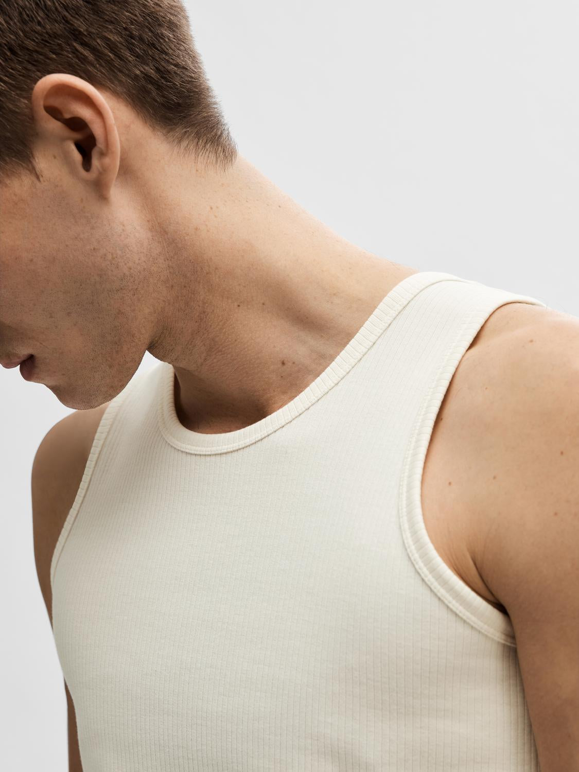 Spencer Tank Top - Hvit/ Egret